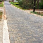 Myrtle Street permeable paver roadway